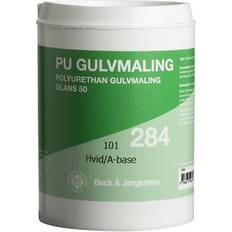 Maling glans 50 B&J 284 PU Gulvmaling Hvid 4.5L