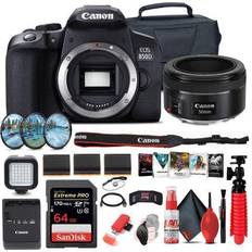 Canon eos rebel t8i dslr camera Canon EOS Rebel 850D T8i DSLR Camera (Body Only) Canon EF 50mm Lens 64GB