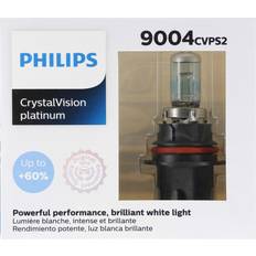 Philips 9004 Crystal Vision Platinum Headlight Bulbs (Pair)