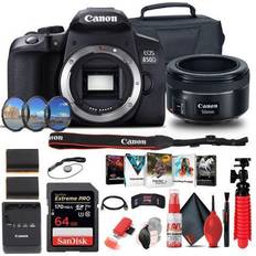 Canon eos rebel t8i dslr camera Canon EOS Rebel 850D T8i DSLR Camera (Body Only) Canon EF 50mm Lens 64GB