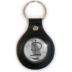 ROCK OFF Pink Floyd Schlüsselring Keychain Icon Band Leather 6 cm - Schwarz