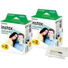 Analogue Cameras Unassigned Fujifilm Instax Square Instant Film 40 Exposures for use with The Fujifilm instax Square Instant Camera Quality Photo Microfiber Cloth…