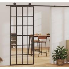 vidaXL Sliding door with ESG Schiebetür (x)