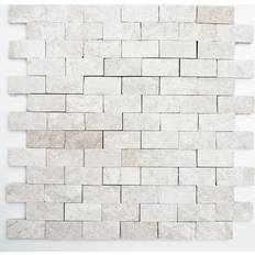 Marmor Mosaik HUH Mosaik Natursten Boticino Marble 3D Brick Pris Per Ark