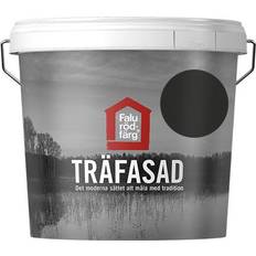 Falu Rödfärg Målarfärg Falu Rödfärg Träfasad Träfasadsfärg Black 10L