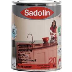 Sadolin vægmaling hvid Sadolin VÄGGFÄRG HALVMATT BW Vægmaling Hvid