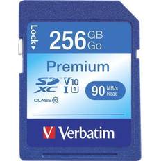 Memory Cards & USB Flash Drives Verbatim VER99828 256GB Premium SDXC Memory Card