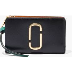 Black honey Marc Jacobs The Snapshot Compact Wallet Black/Honey Ginger Multi - Black/Honey Ginger Multi