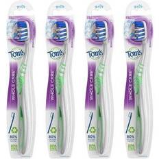 Toothbrushes Tom's of Maine s Whole Care Toothbrush 4 Pack