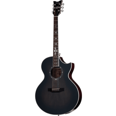 Transparent Akustiska gitarrer Schecter Synyster Gates-GA Acoustic Trans Black Burst Satin