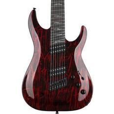 Musikinstrument Schecter C-7 MS Silver Mountain Blood Moon