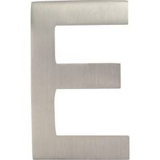 Facade Numbers Architectural Mailboxes 3582-E 4 Solid Letter E Satin