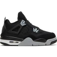 Children's Shoes Nike Air Jordan 4 Retro SE GS - Black/White/Fire Red/Light Steel Grey