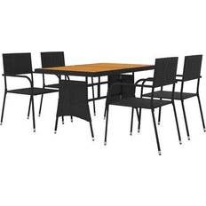 vidaXL 3120102 Set da pranzo per patio, 1 Tavolo incluso 4 Sedie