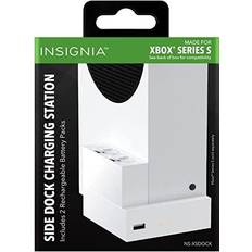 Charging Stations INSIGNIA Insignia - Side Dock Dual Battery Charger for Xbox Series S - White