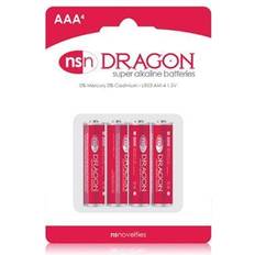 NS Novelties Dragon Alkaline Batteries Size AAA 4 Pack