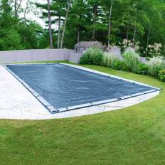 Swimming Pools & Accessories Pool Mate Heavy-Duty 25 ft. x 50 ft. Rectangular Imperial Blue Winter Cover