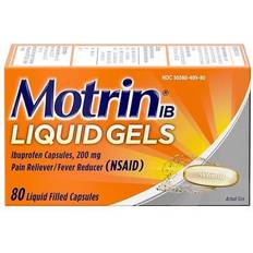 Liquid - Pain & Fever - Painkiller Medicines Motrin IB Liquid Gels, Ibuprofen Relief Capsules Liquid, Gel