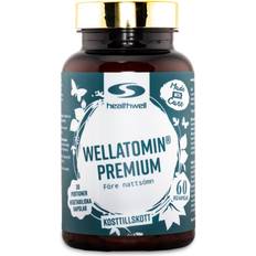 L-Teanin Kosttillskott Healthwell Wellatomin Premium 60 st