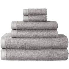 Towels Home Expressions Solid Bath Towel Gray (132.08x68.6)