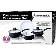 Prima Ceramic Coated Cookware Set with lid 4 Parts