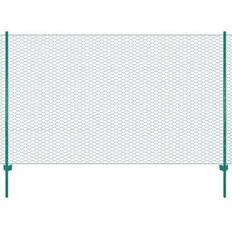 vidaXL Wire Mesh Fence with Posts 200cmx25m