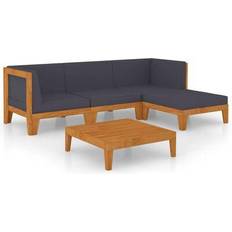 vidaXL 3058108 Loungeset, 1 Bord inkl. 3 Soffor