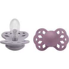 Harmaa Tuttipullot Bibs Pacifier Infinity Symmetrical Silicone Ivory/Blush Size 1 2p