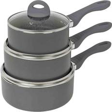 Homiu Granito Non Stick Cookware Set with lid 3 Parts