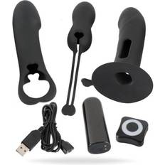 Genopladeligt batteri Sæt Sexlegetøj You2Toys Black Velvets Vibrator Kit