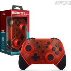 Hyperkin NuChamp Wireless Game Controller For Nintendo Switch Nintendo Switch Lite (Ruby Red) Armor3