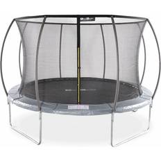 Sweeek Alice's Garden Tappeto elastico con rete di protezione interna, 370cm