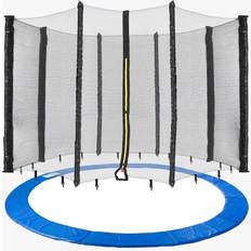 Tappeti elastici Arebos Canbolat Vertriebs Gmbh Rete di Protezione Trampolino Protezione del Bordo 460 cm 8 Bastones