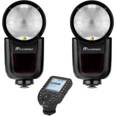 Flashes d'appareil photo Flashpoint 2x Zoom Li-on X TTL F/ Nikon (V1) R2 Pro II Trigger for Nikon