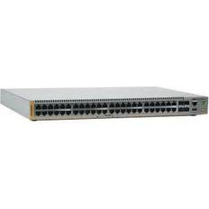 Allied Telesis Stackable Gigabit Edge Switch 48x100/100/1000T POE+ 4x 10G SFP+ Ports