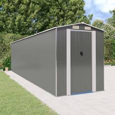 Outbuildings vidaXL Garden Shed Light Grey 192x772x223