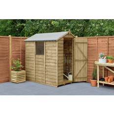 Sheds 6x4 Forest Garden Overlap Apex 6'x4' (Building Area )