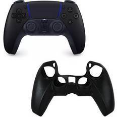 Game Controllers Sony DualSense Controller in Black with Silicone Sleeve