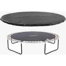 Tappeti elastici Arebos Telone per trampolino Ø 366 cm nero antistrappo e resistente ai raggi UV telone di protezione per trampolino