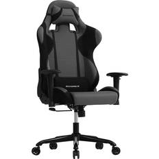 Gaming-Stühle Songmics Gaming Chair with Tilt Function and Adjustable Armrests (Black Gray)