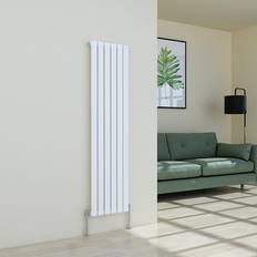 WarmeHaus Designer White Panel Modern Heating Vertical Single 1600x408mm