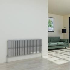 Radiators WarmeHaus Designer Small Panel Modern Heating Chrome Horizontal Single 600x1428mm