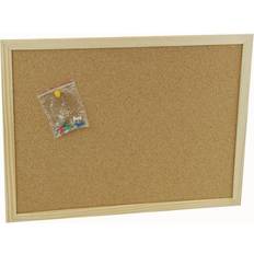 Q-CONNECT Lightweight Cork Noticeboard 600x900mm Ref