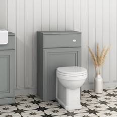 Toilets Westbury 500mm Light Grey Back to Wall Toilet Unit Only Westbury