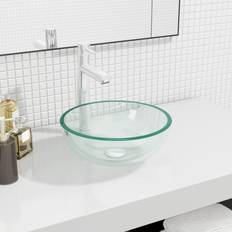 vidaXL Lavabo De Vidrio Templado 30x12 cm