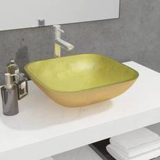Bathroom Sinks vidaXL Basin Gold Gold