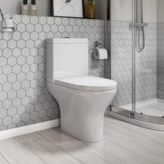 Portland Close Coupled Short Projection Toilet with Soft Close Seat