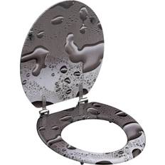 SCHÜTTE toiletsæde GREY STEEL