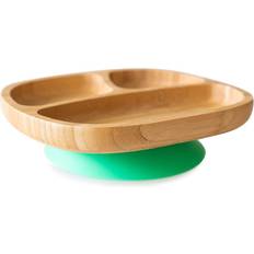 Plastic Plates & Bowls Toddler Bamboo Suction Plate