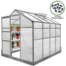 MonsterShop Greenhouse 6ft 8ft With Base F1